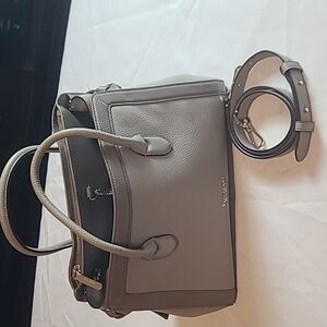 Kate Spade Grey Medium purse With Crossbody Strap
